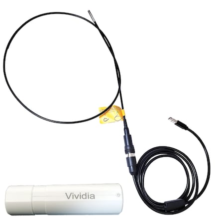 Vividia Gun Barrel Borescope, 5mm, 36 Long, Semi-Rigid, WiFi Box for iOS GB 5100 W